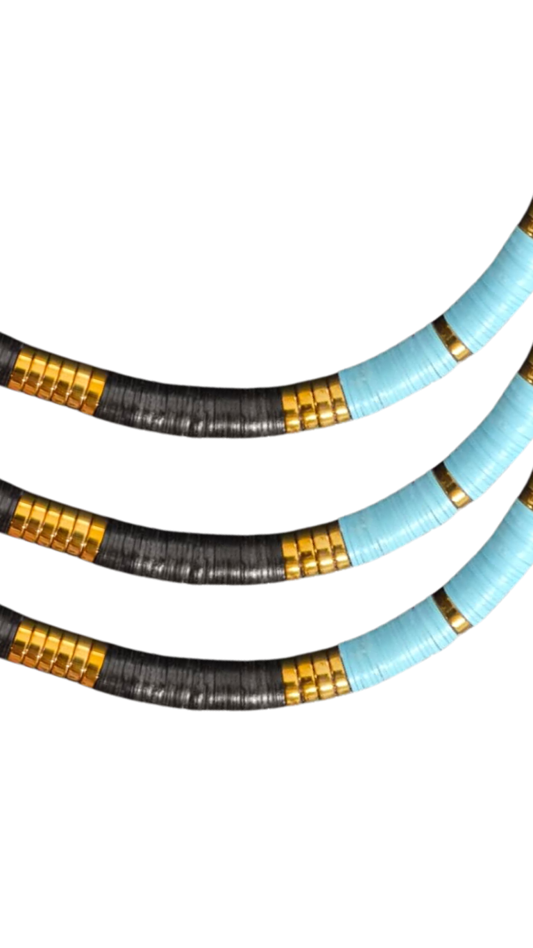 Jaipur Piccolo Nero Turchese Tria