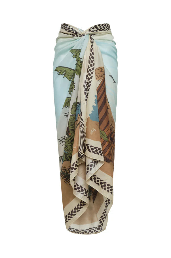 De La Falaise Cotton Silk Sarong