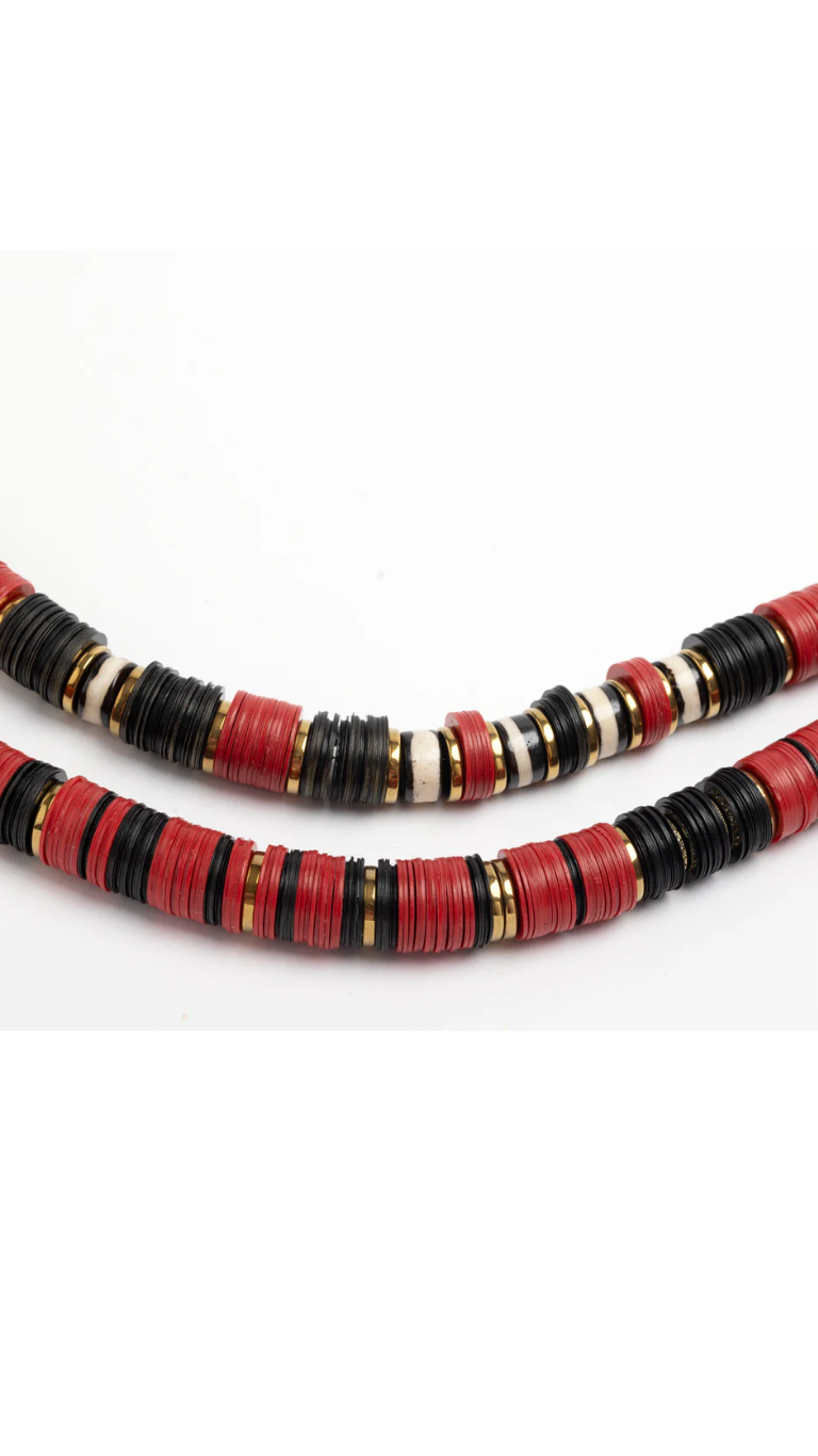 Jaipur Nero/Rosso Wood