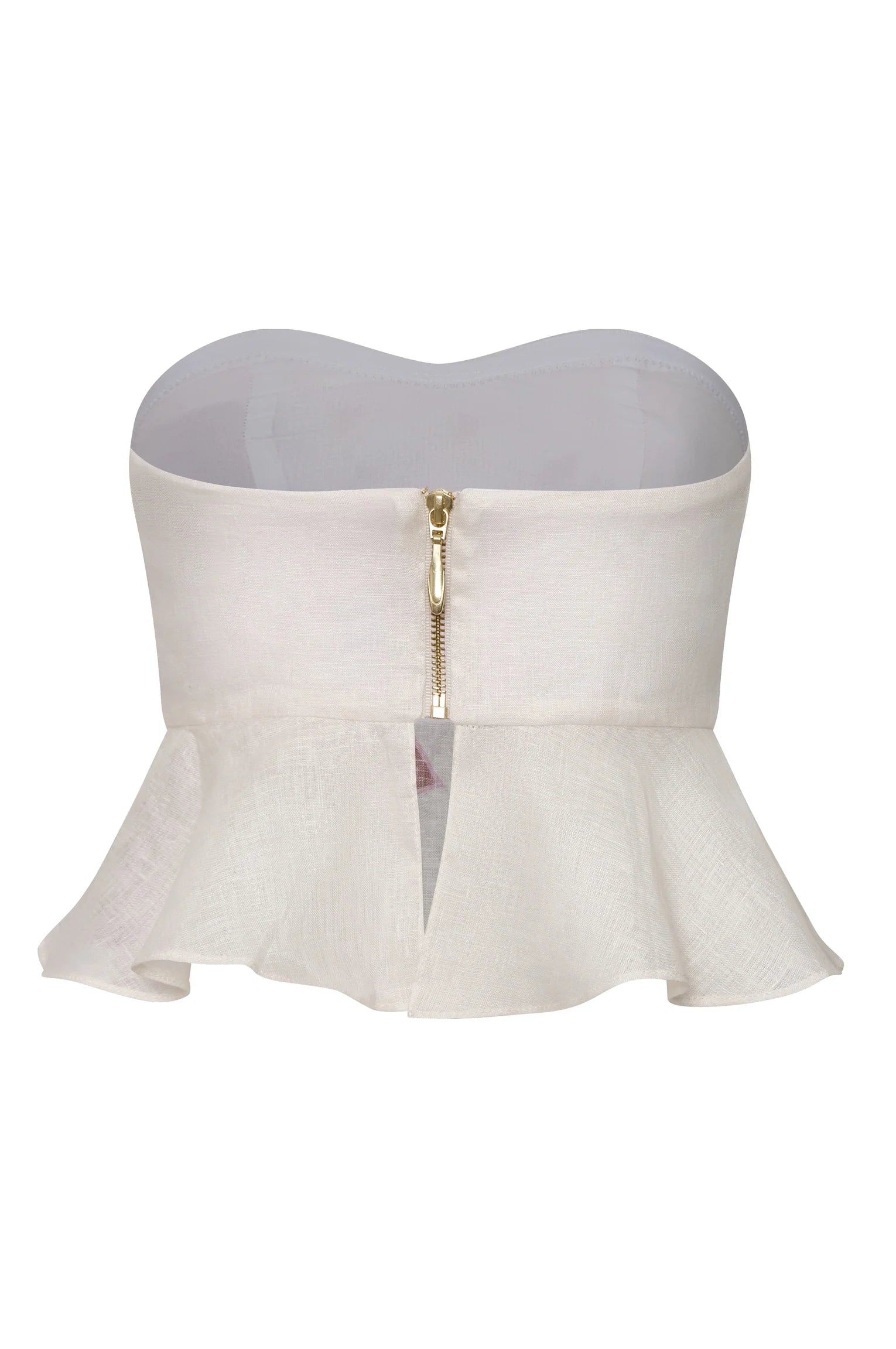 Peplum Linen Top