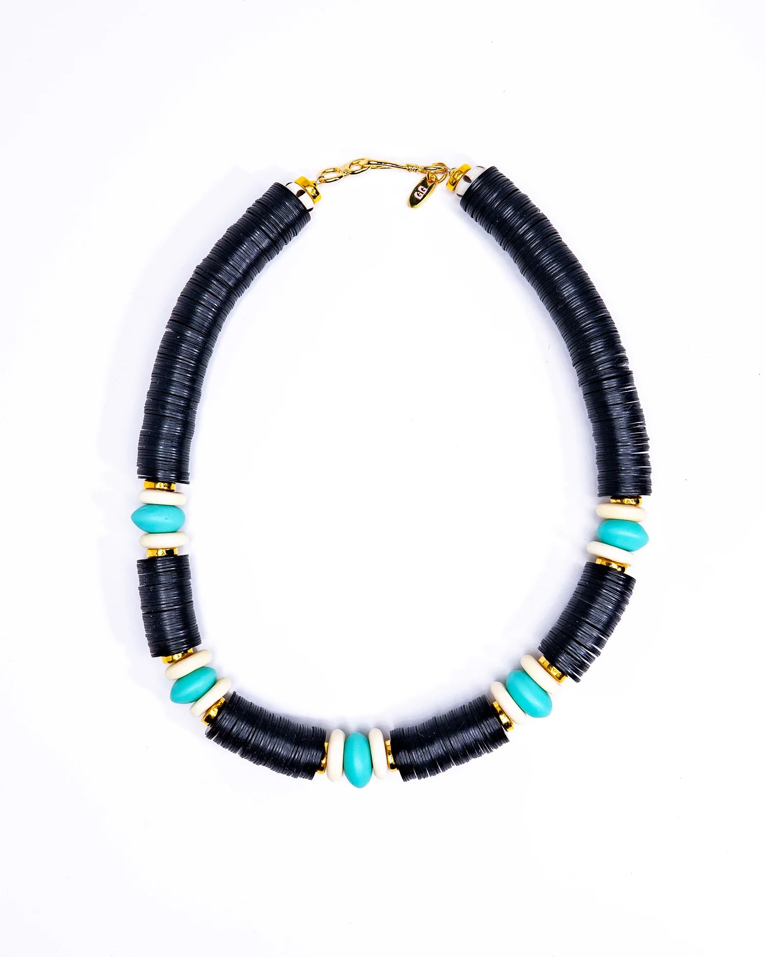 Black Vinyl with Turquoise