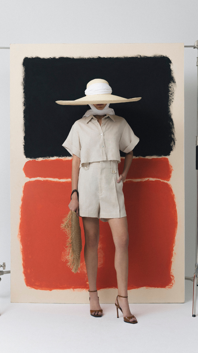 Cropped Short-Sleeve Shirt