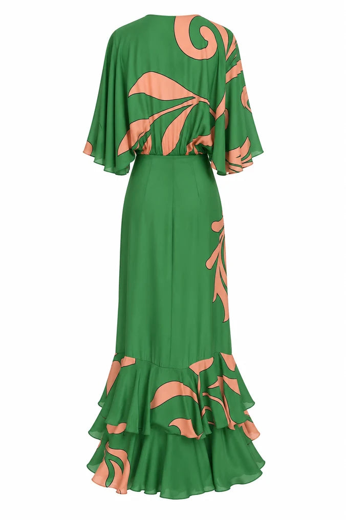 Angelica Crepe Maxi Dress