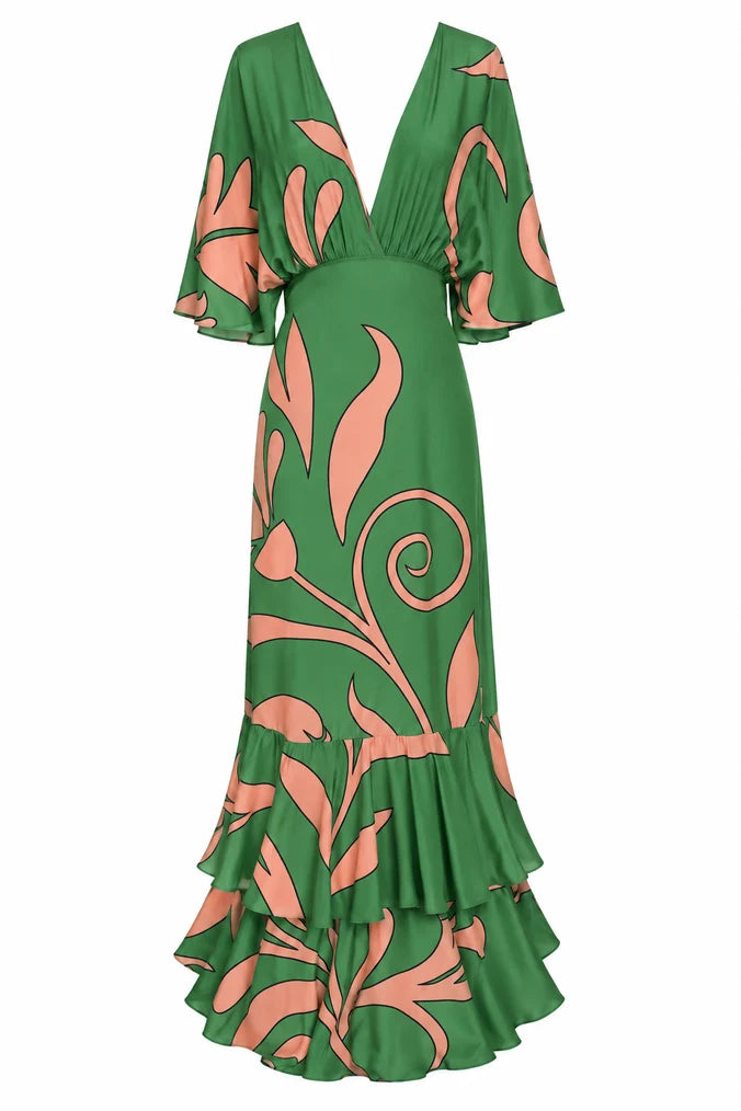 Angelica Crepe Maxi Dress