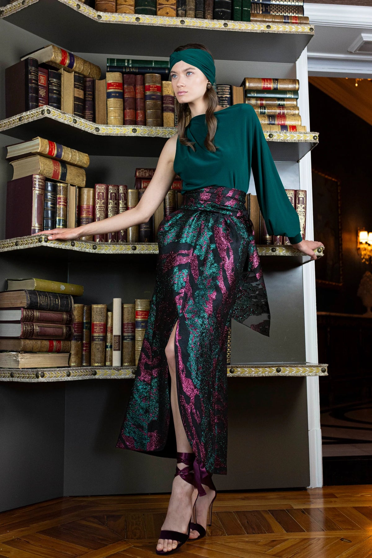 Blusa Verde Asimétrica