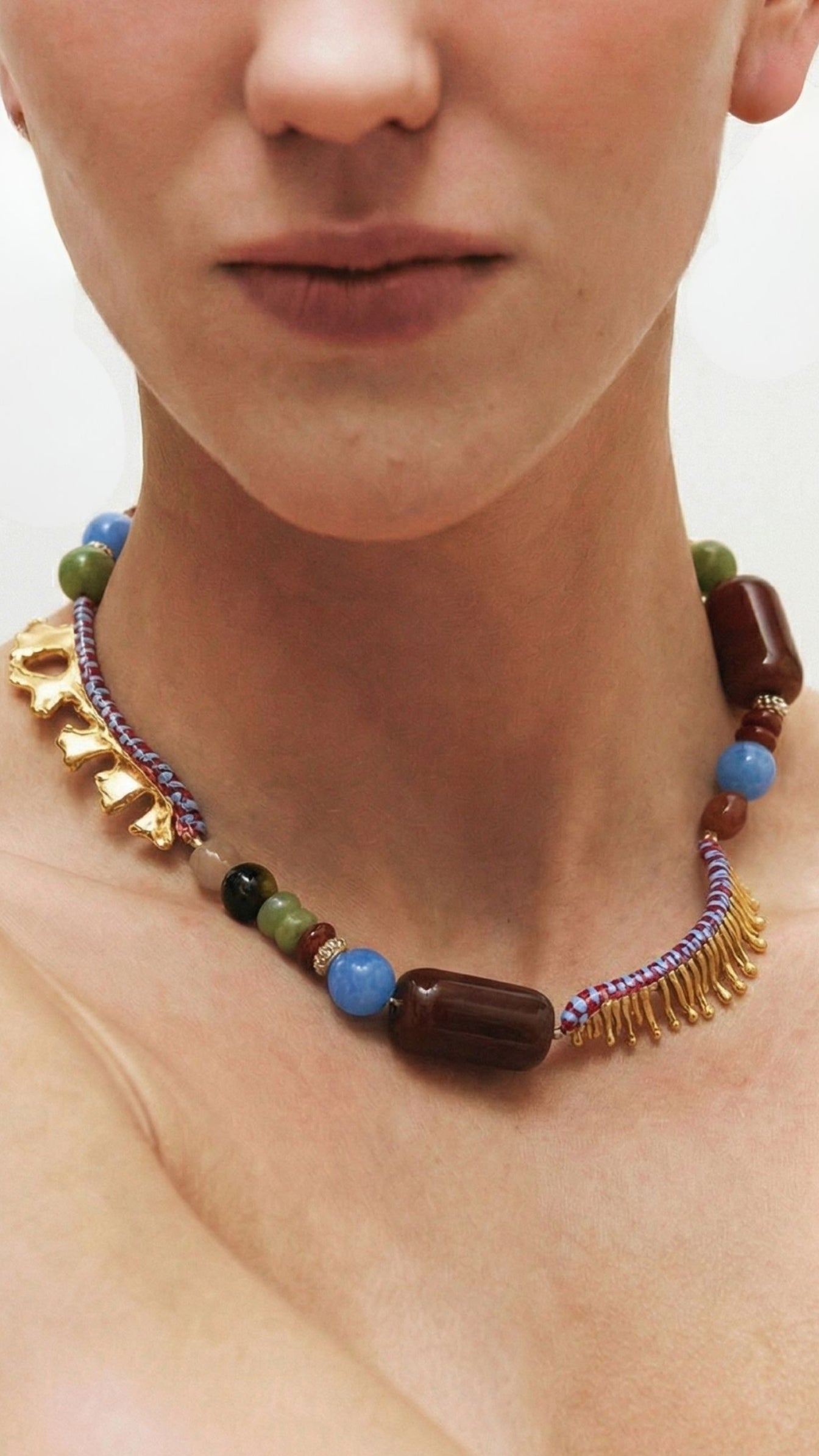 Closed Eyes Necklace