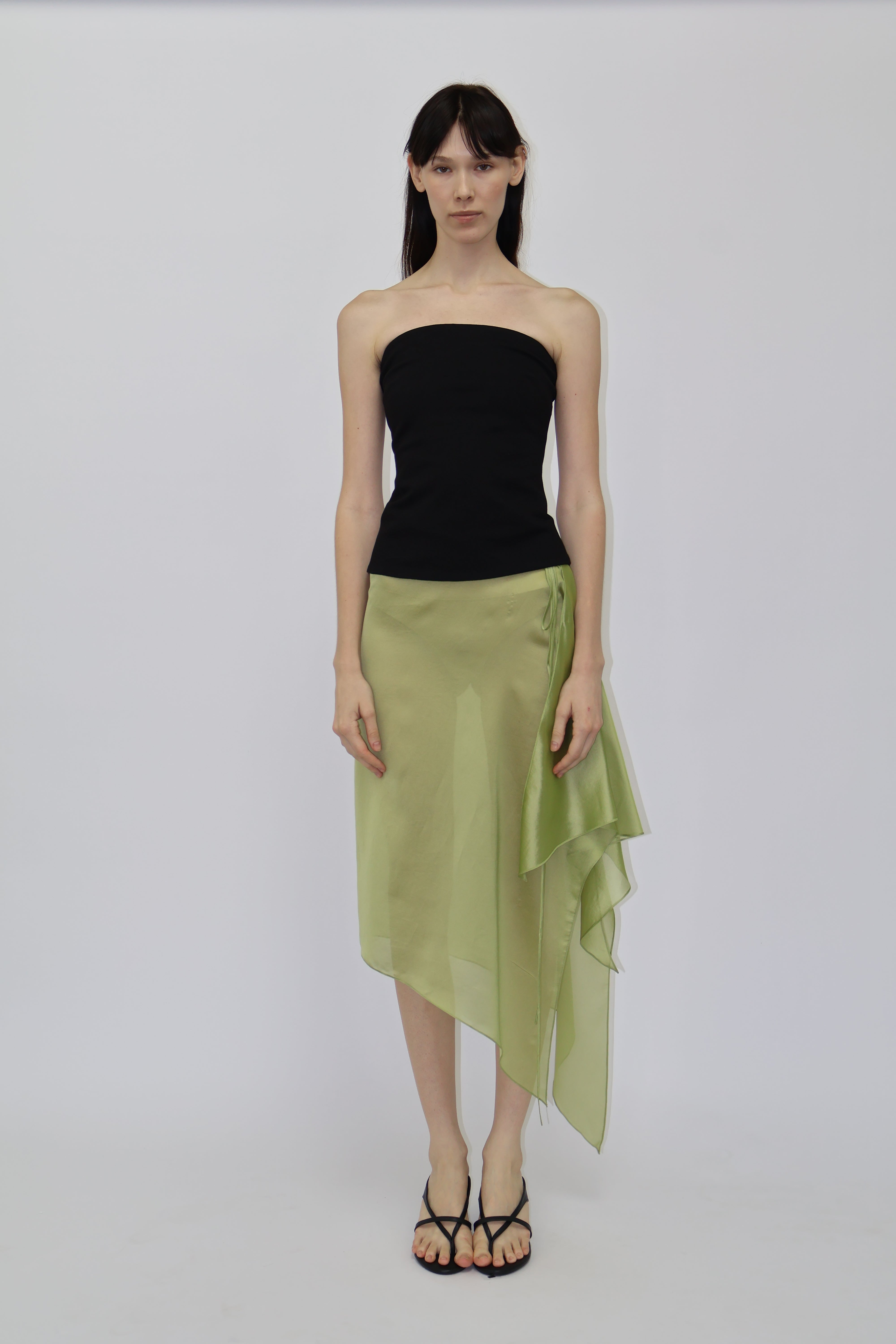 Sammy Organza skirt in green