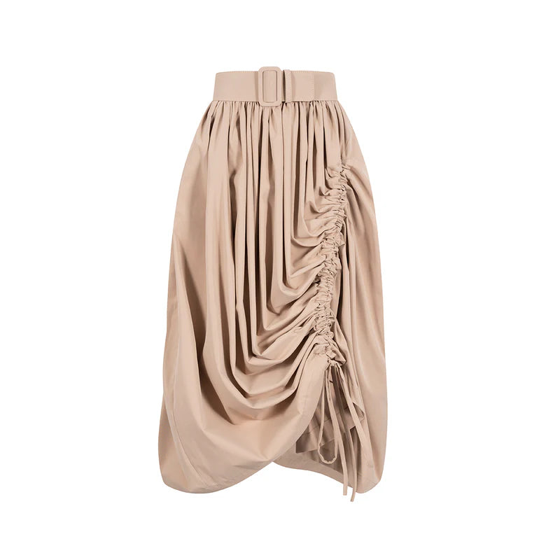 Drill Asymmetrical Skirt