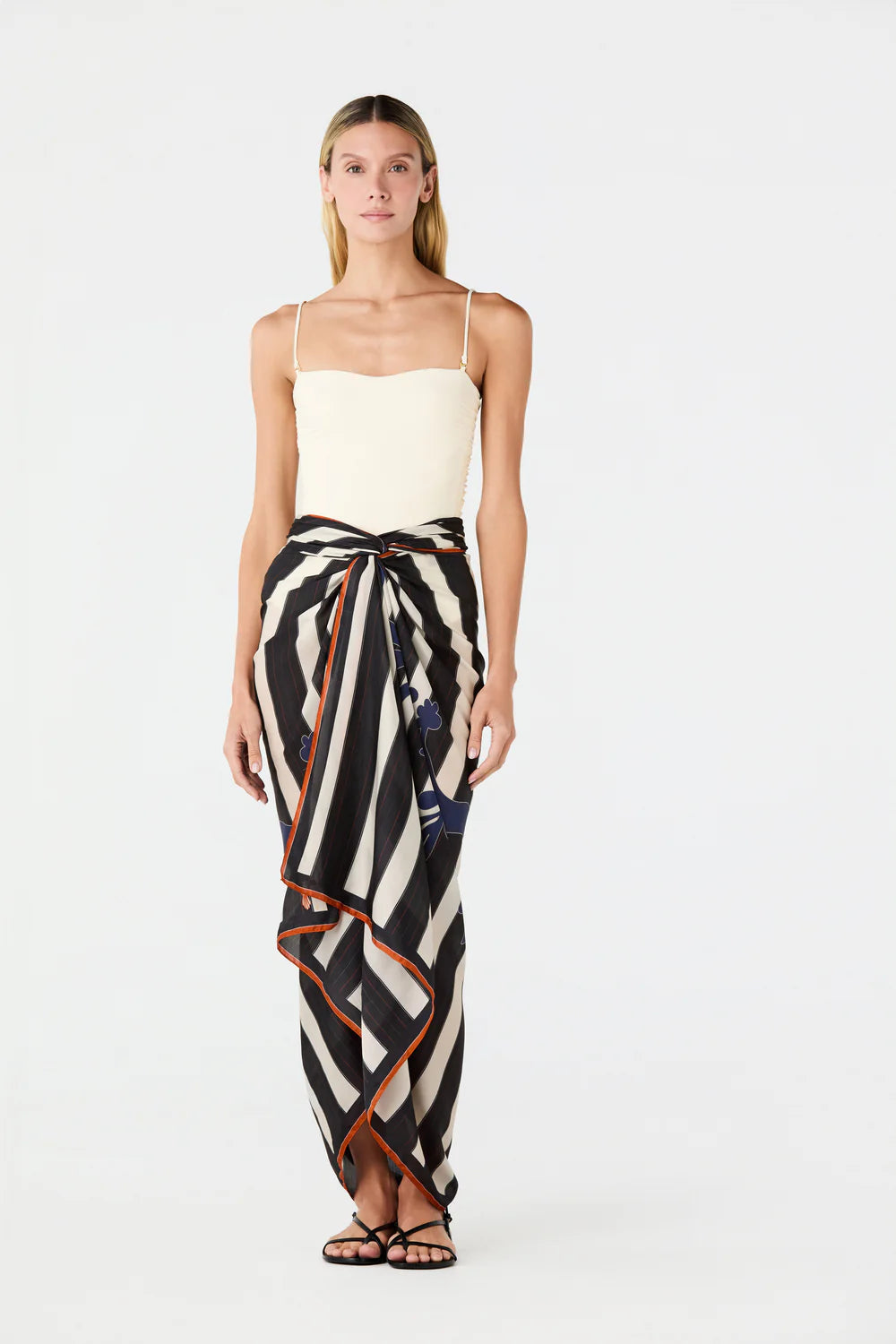 De La Falaise Cotton Silk Sarong