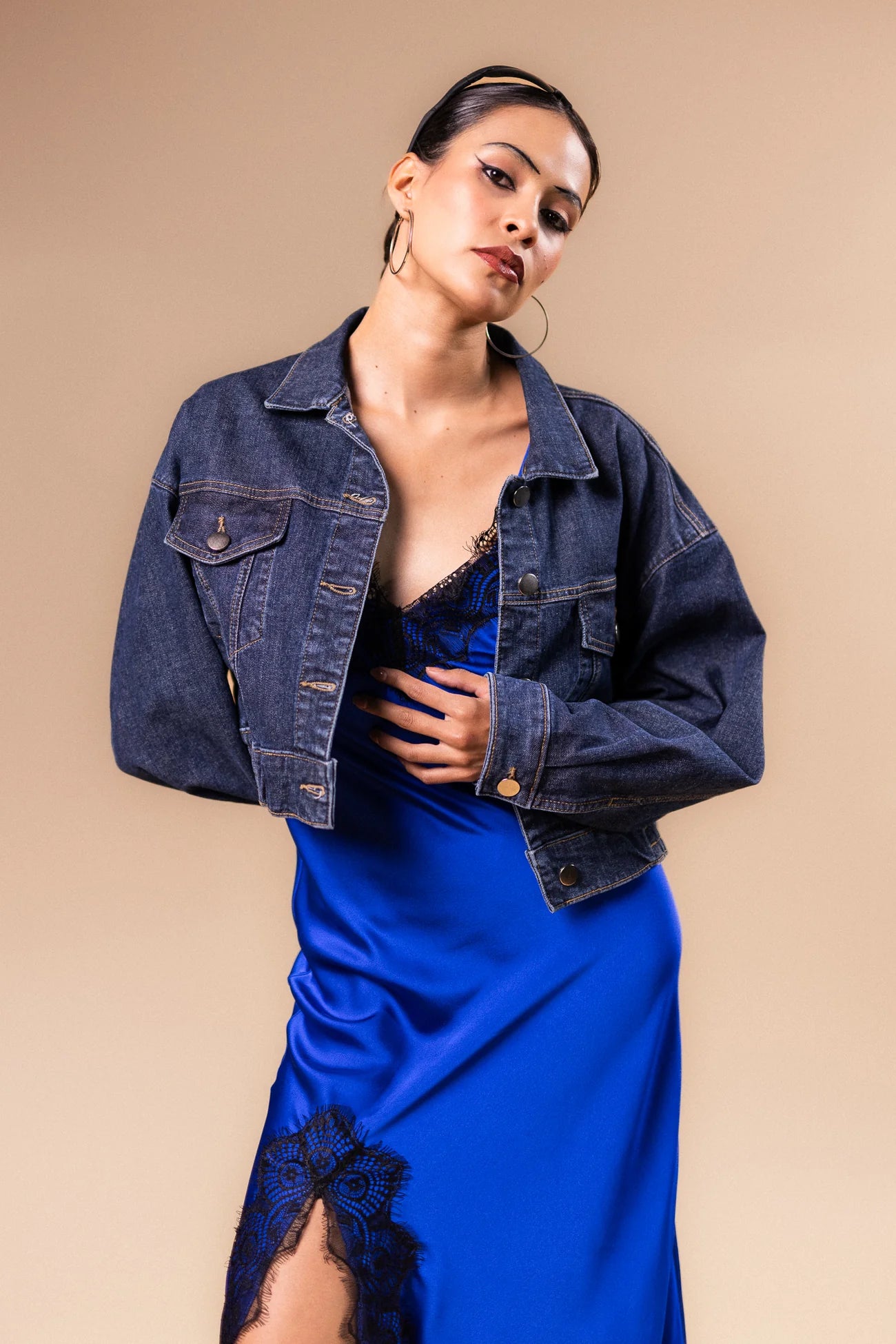 Classic Jacket Sparkly Blue