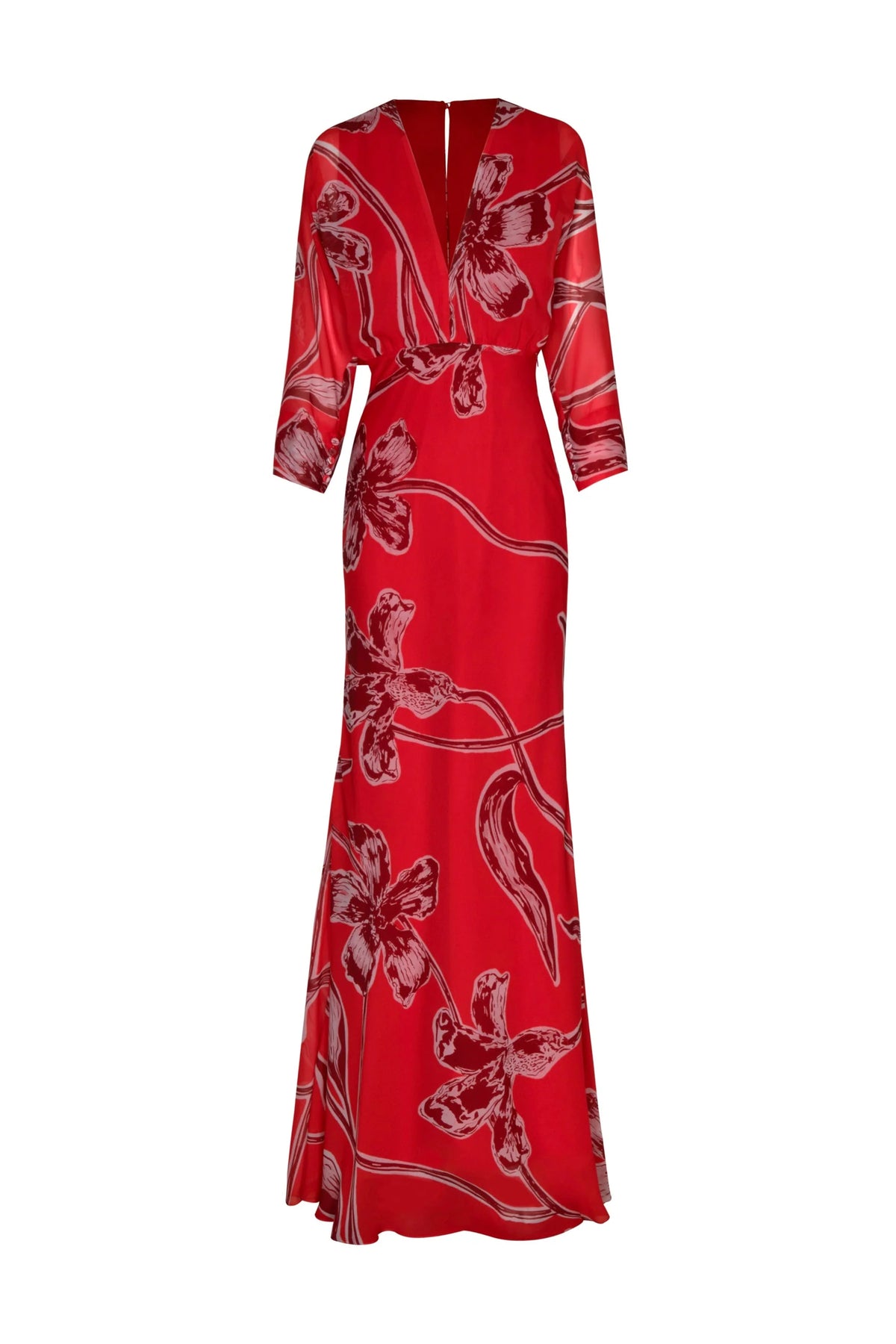 Gestos Maxi Dress Rojo