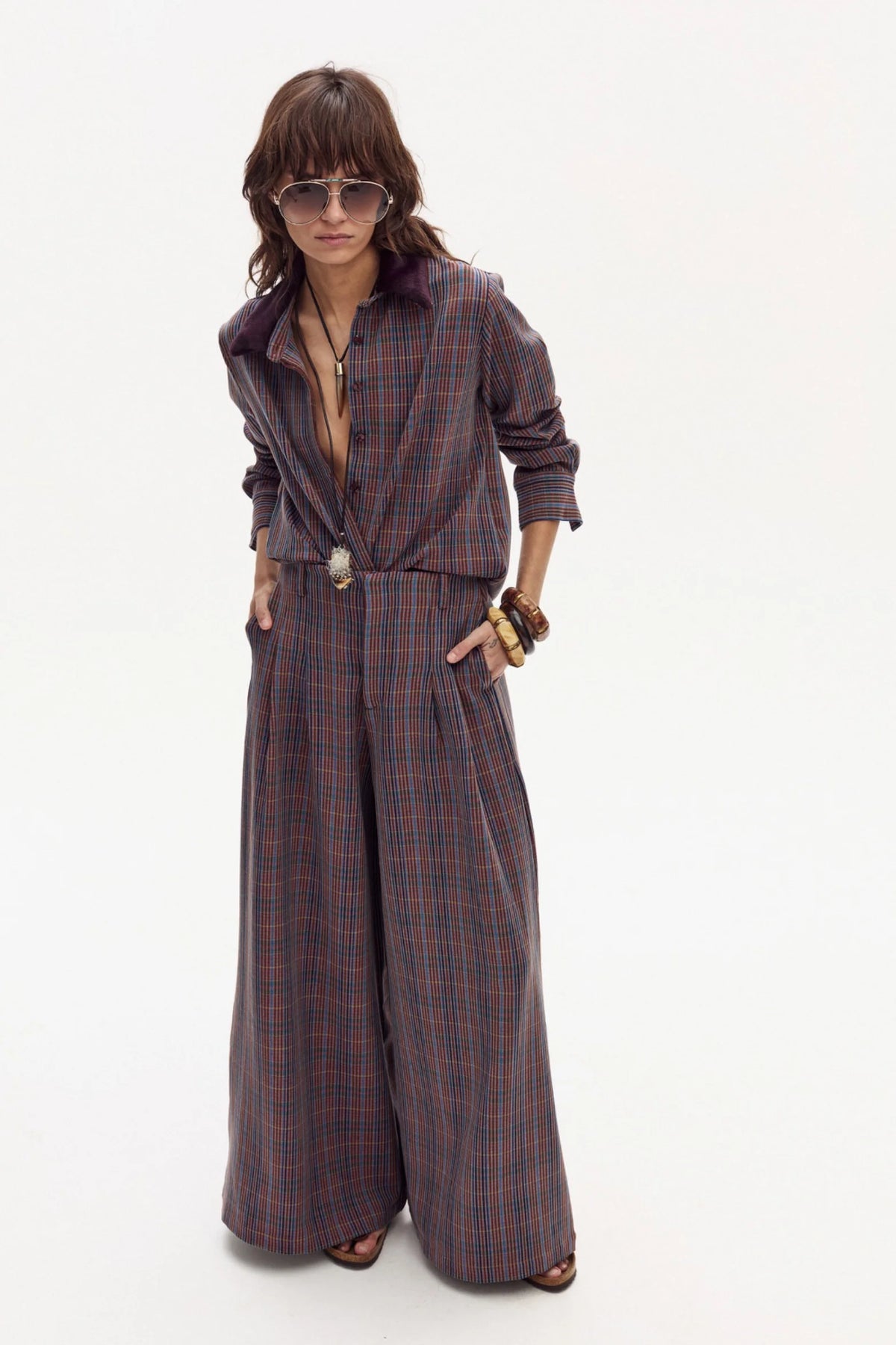 Super Culotte Twill Pants