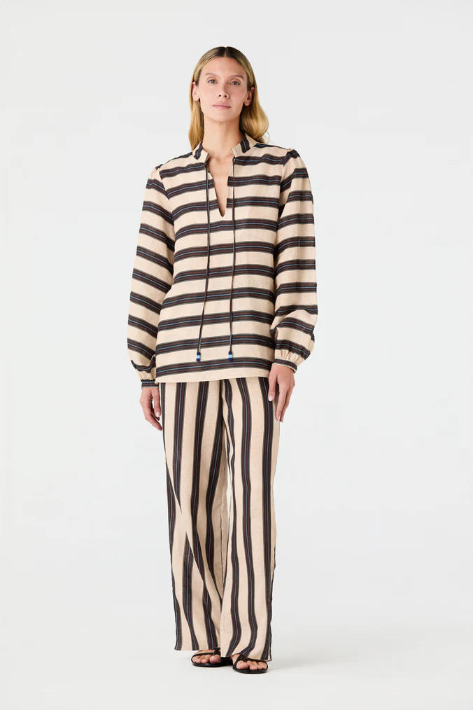 Las Rosas Linen Shirt