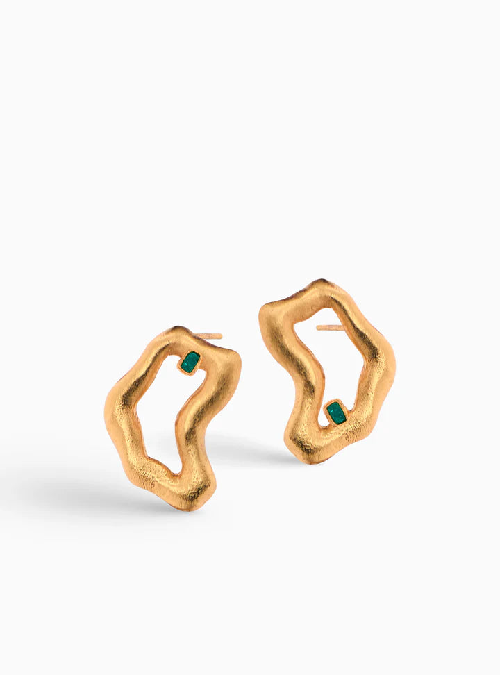 Tena Emerald Studs