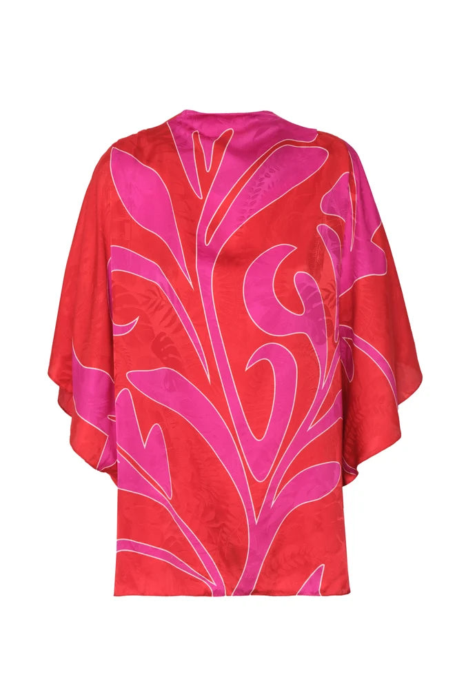 Manzanares Silk Jacquard Blouse
