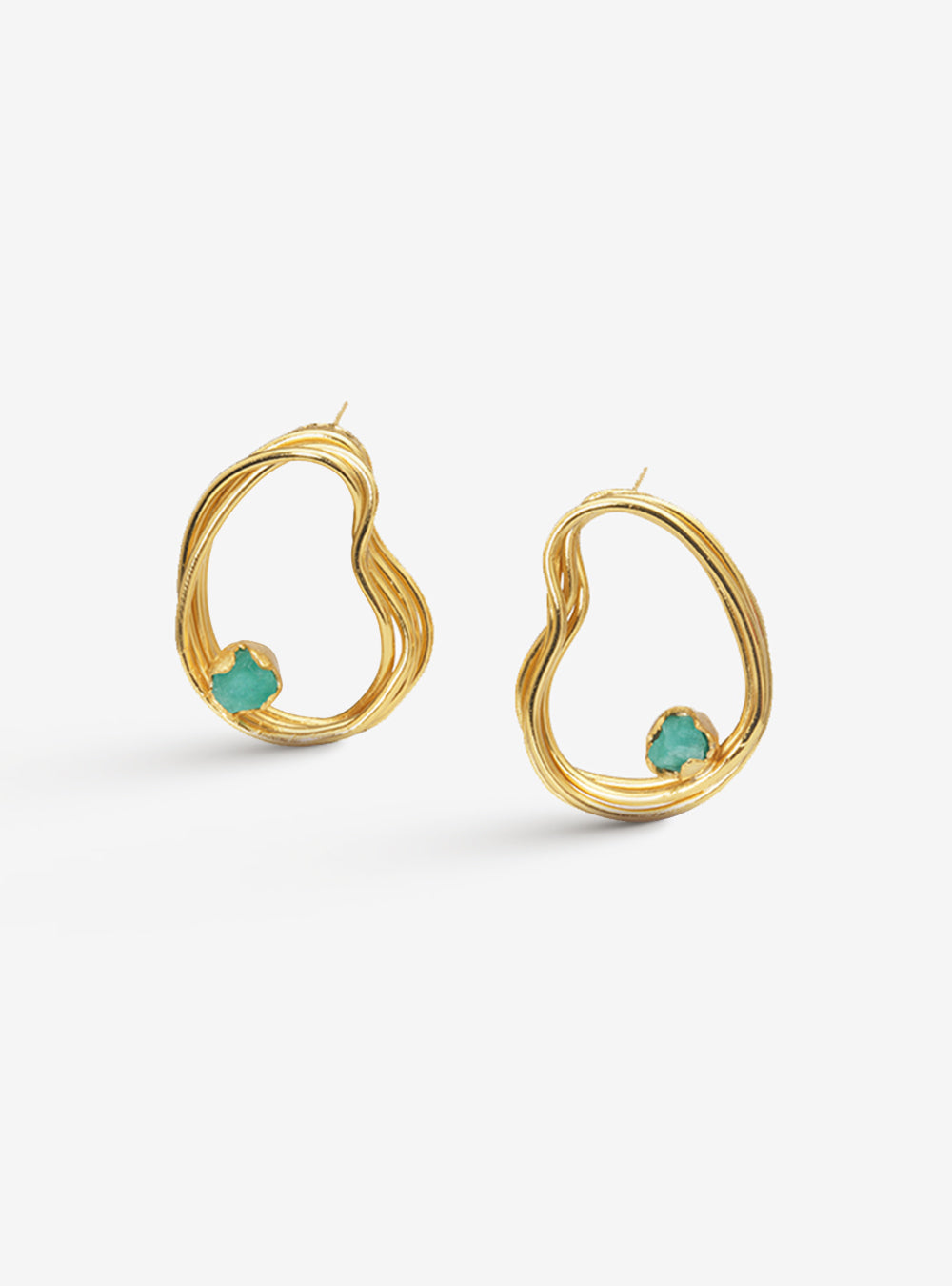 Mini Providencia Esmeralda Earrings