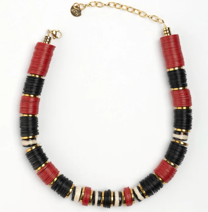 Jaipur Nero/Rosso Wood