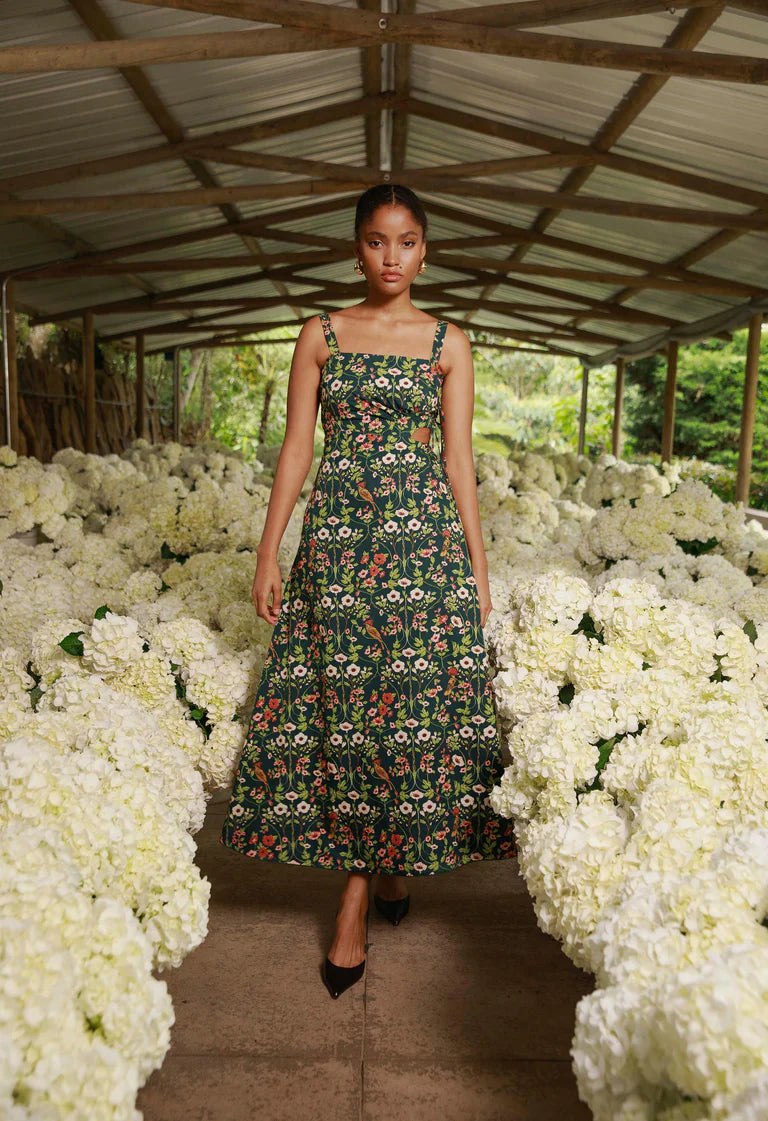 Verano Mosquetero Midi Dress
