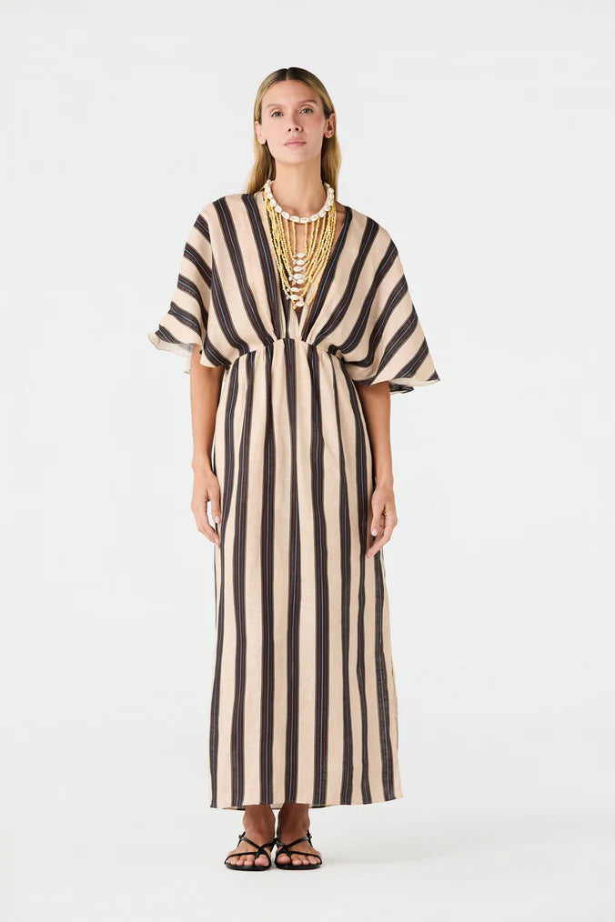Topacio Linen Midi Tunic Dress
