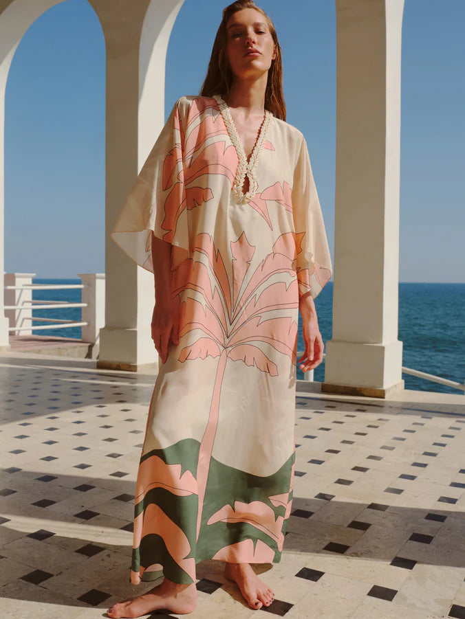 Andina Hand Embroidred Crepe Tunic